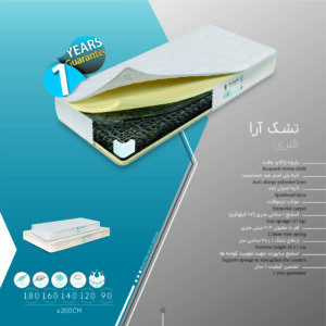 Ara model, royal sleeping comfort baby mattress, size 70x130 cm